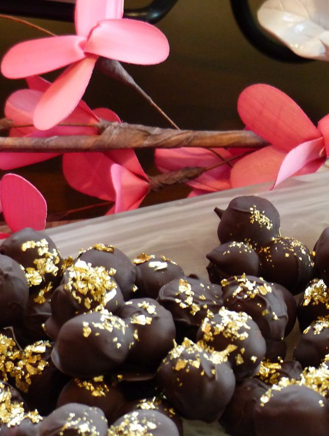 chocolate covered grapes 