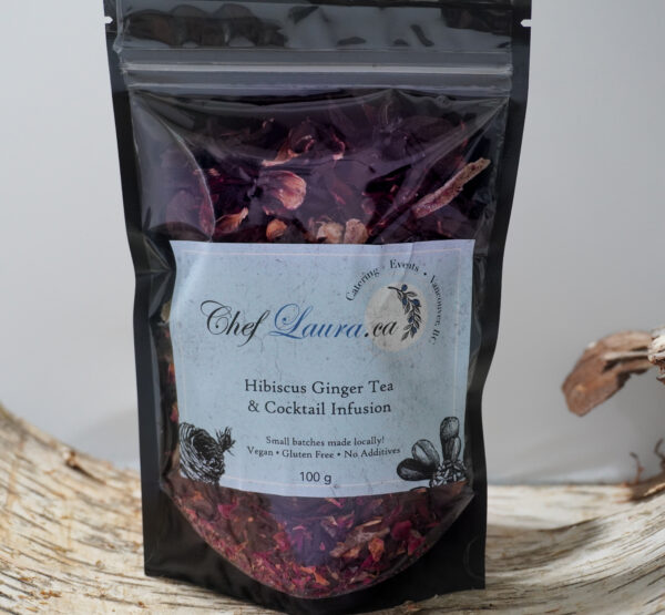 Hibiscus Ginger Tea Cocktail Infusion